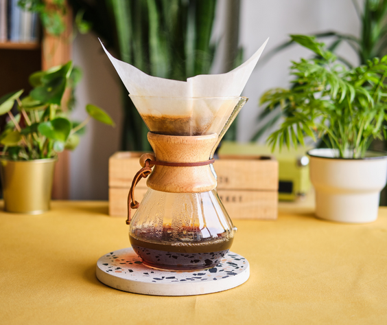 Chemex Filter Coffee Brewing Method